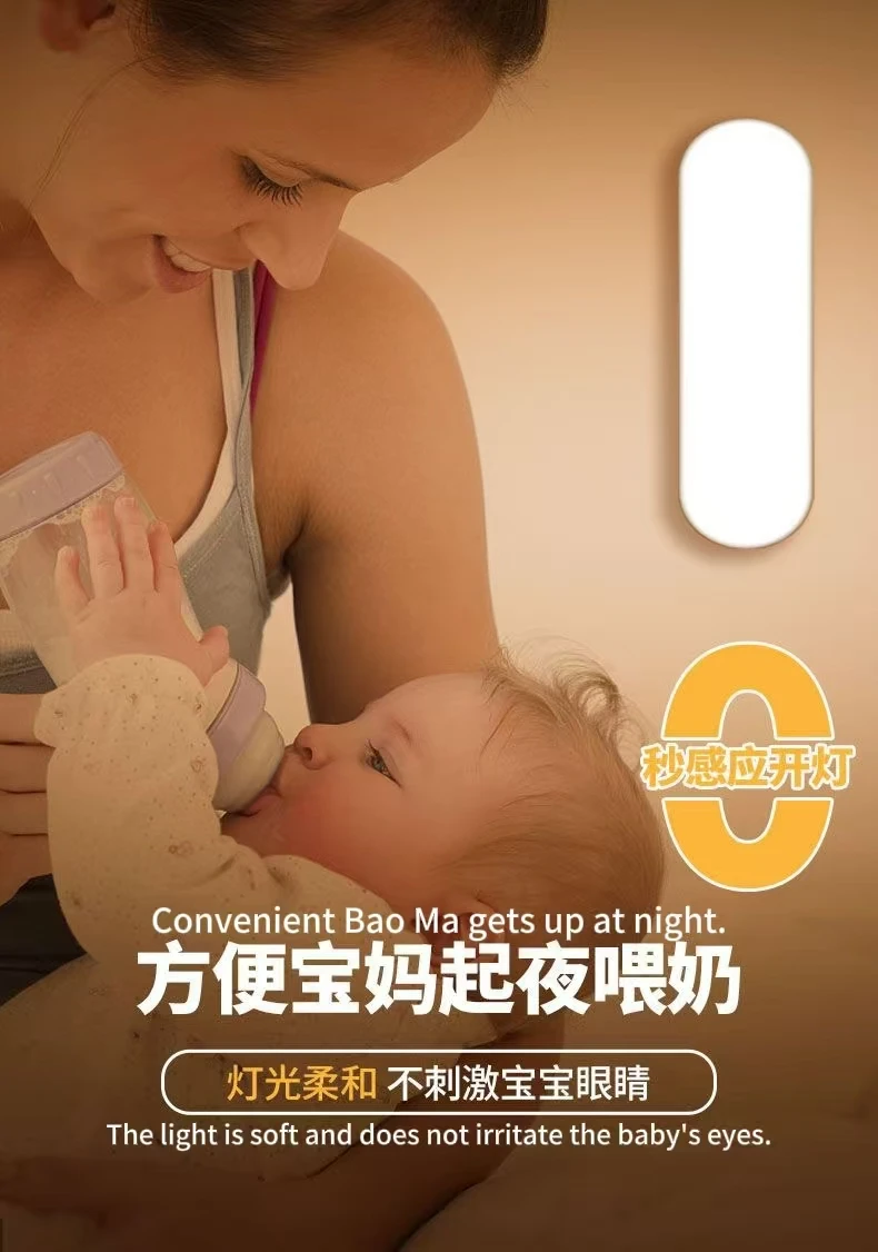 Led mini nightlight student dormitory eye protection bedside night light bedroom