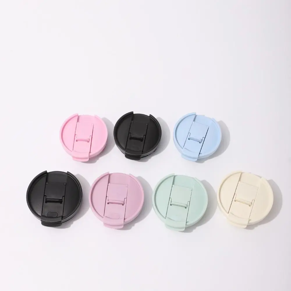 Plastic Tumbler Lid Flip Top Closure Reusable Replacement Cup Lid Splash Resistant Multiple Colors Tumbler Replacement Cover