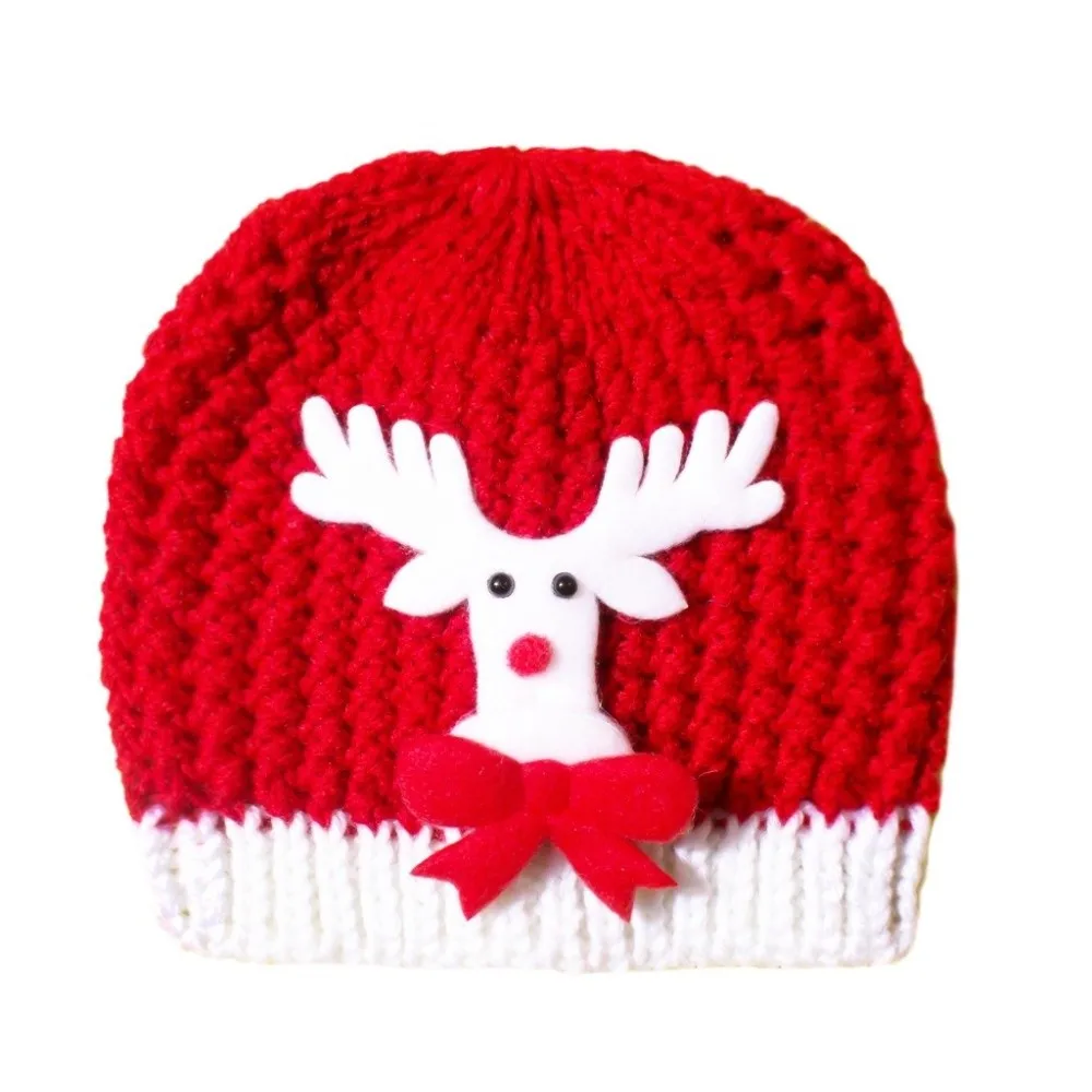 New Warm Christmas Hat Windproof Coldproof Pullover Cap Ear Protection Hat Autumn and Winter