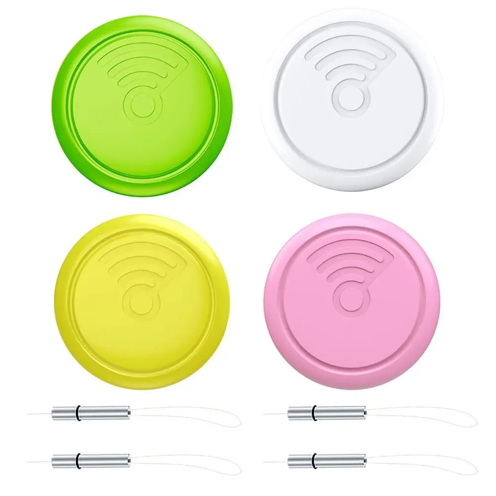 

Colorful Round Smart Tag IP67 Waterproof Bluetooth Luggage Pet Tracker Sound Remind Anti-lost Finder for IOS Only