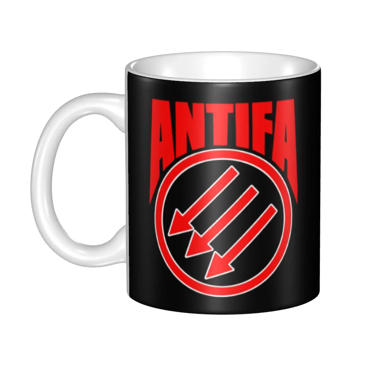 

Customized Antifaschistische Aktion Antifa Mugs DIY Ceramic Tea Milk Coffee Cup