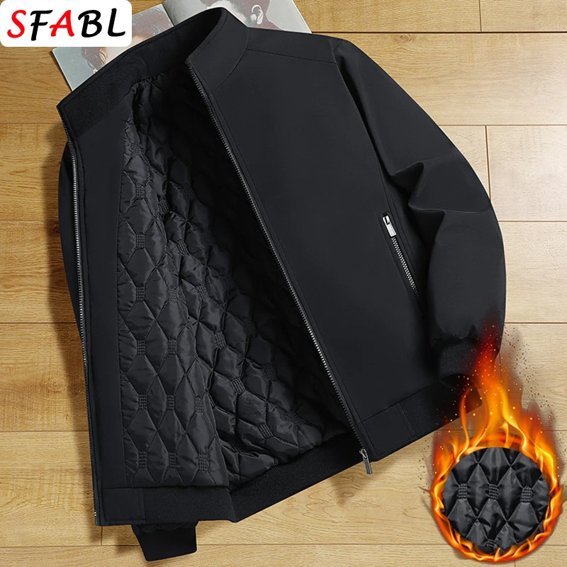 

Термальная мужская зимняя куртка, толстая теплая деловая повседневная куртка, мужская осенняя ветровка, мужская роскошная парка, пальто, новое поступление