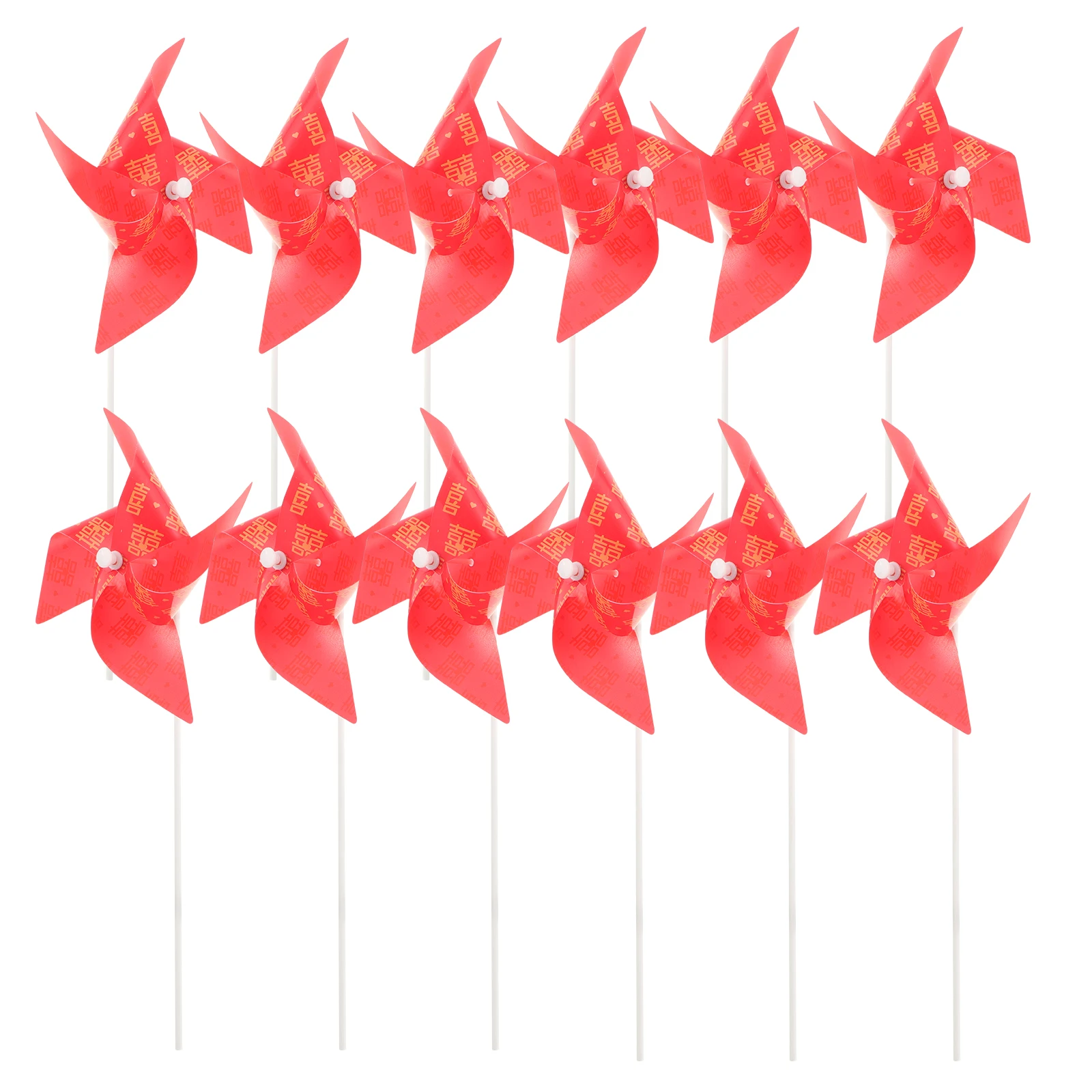10 pièces décor de mariage couleurs vives conception Unique en plastique cour extérieure mariage moulin à vent décor Pinwheel jouet jardin Pinwheel