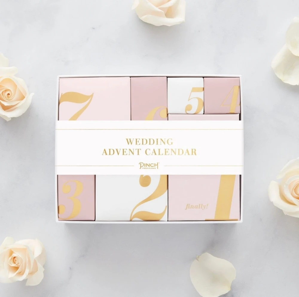 Query personalizzatoScatola regalo di lusso personalizzata per calendario dell'Avvento per matrimonio, confezione regalo da 7 giorni per addio al nubilato o addio al nubilato