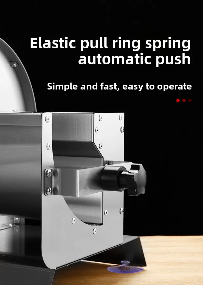 Pro Mehrzweckschneider – elektrischer und manueller Bedienung, rutschfeste Basis, automatische Schärfklinge – perfekt für Deli/Restaurant/ – Detail 18
