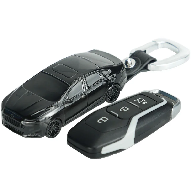 For Ford 13 Mondeo creative personalized buckle car key case bag car model shell protective cover accessories upscale gifts