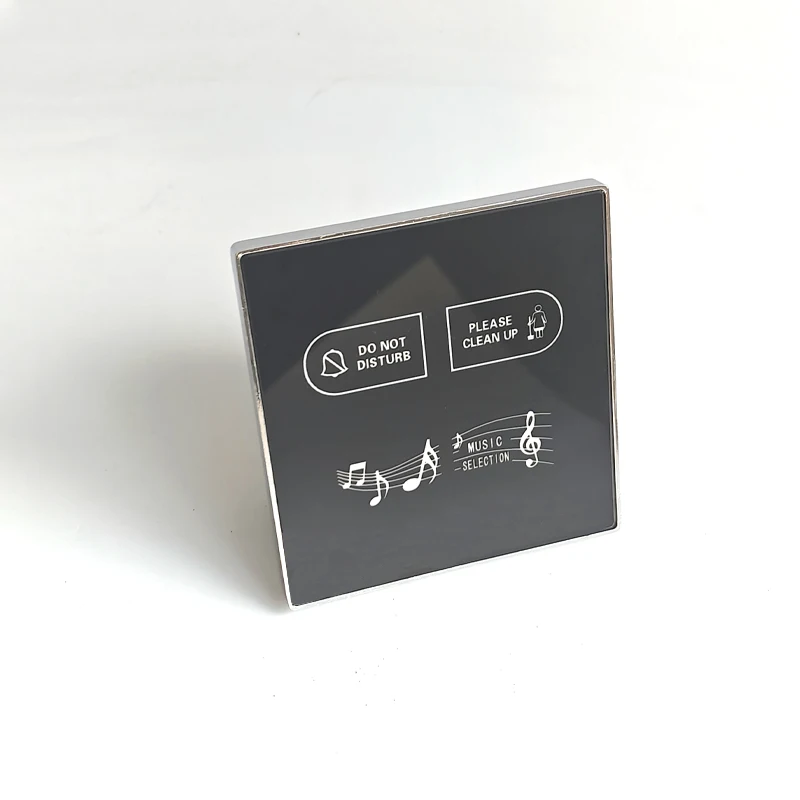 Smart Hotel Room Custom Smart Control Systems Wand-Touch-Schalter mit integriertem DND- und Clean-Taste