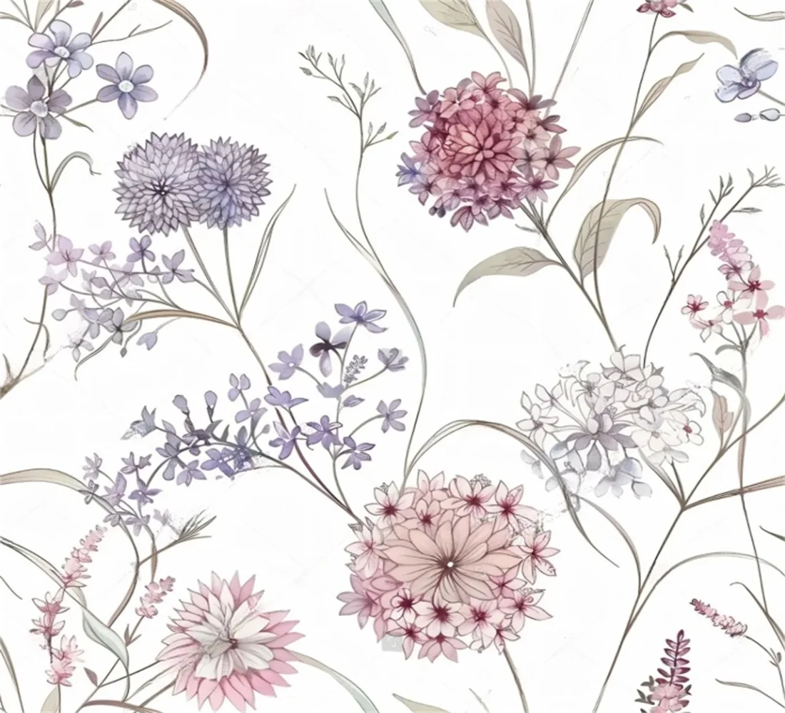 

Фотообои на заказ, цветы дикорастущих растений, листья растений, обои, декор для дома, 3D-обои с цветами для полного оформления дома