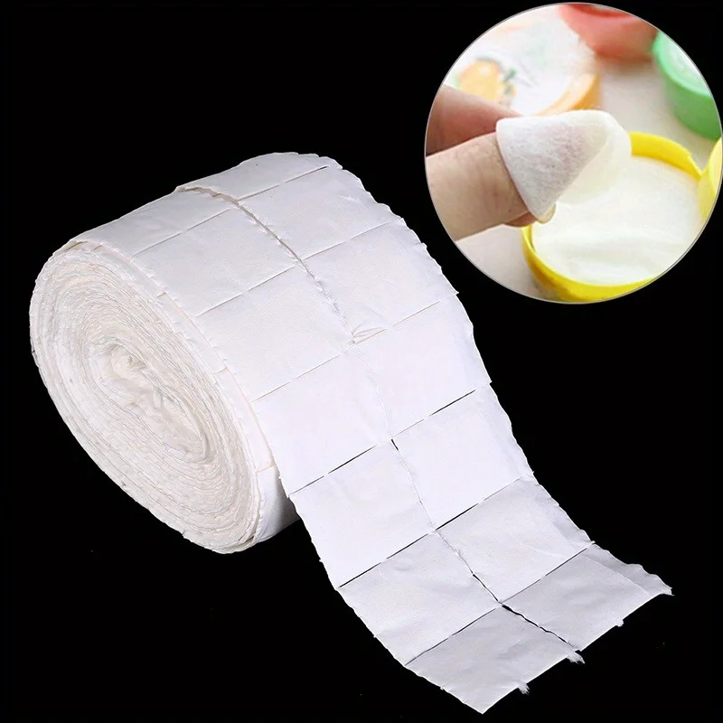 Nail Art Wipe Paper Towel - Disposable, Formaldehyde-Free Nail Remover Gel Cleaning Sheets, Single Use Manicure Tool Accessory