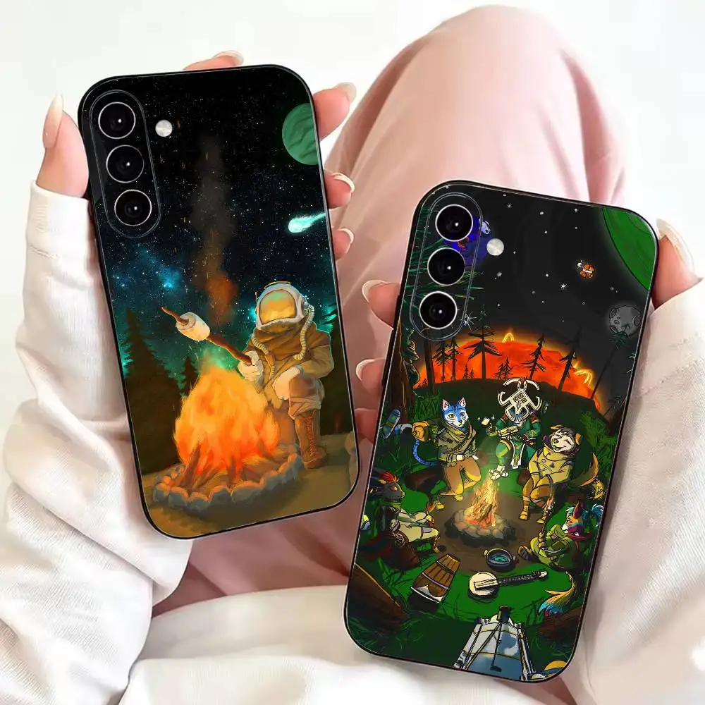 O-Outer W-Wilds Game gift Phone Case For Samsung Galaxy A73,A72,A71,A70,A53,A52,A51,Soft Silicone Black Cover