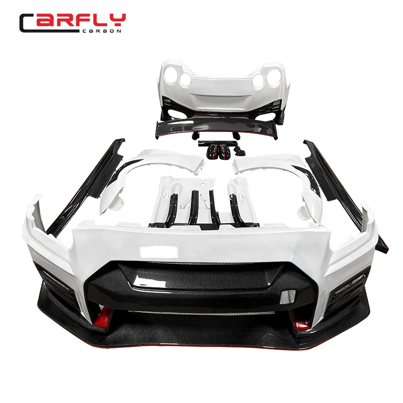 Carbon Fiber Mixed Fiberglass GTR R35 Nismo Body Kit For Nissan GTR R35 2008-2018