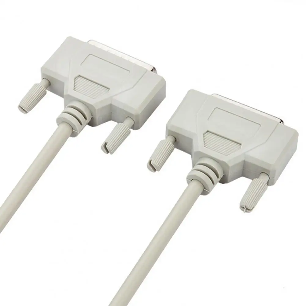 High Speed Plug Play 25-Pin Parallel Port DB25 Male to Male Printer Connection Cable for Modem