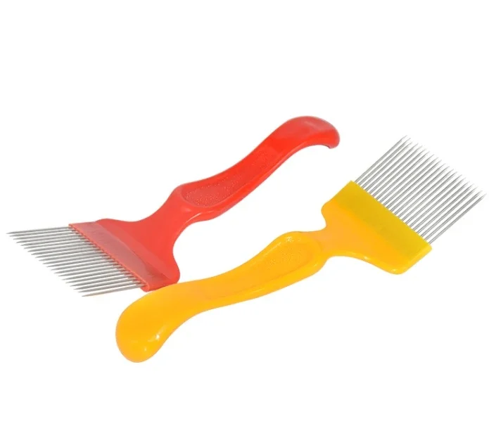 Beekeeping Tools 18 Pin Bee honey Forks Straight Needles Uncapping Forks handle Stainless Steel Honey Sparse Rake Shovel Comb