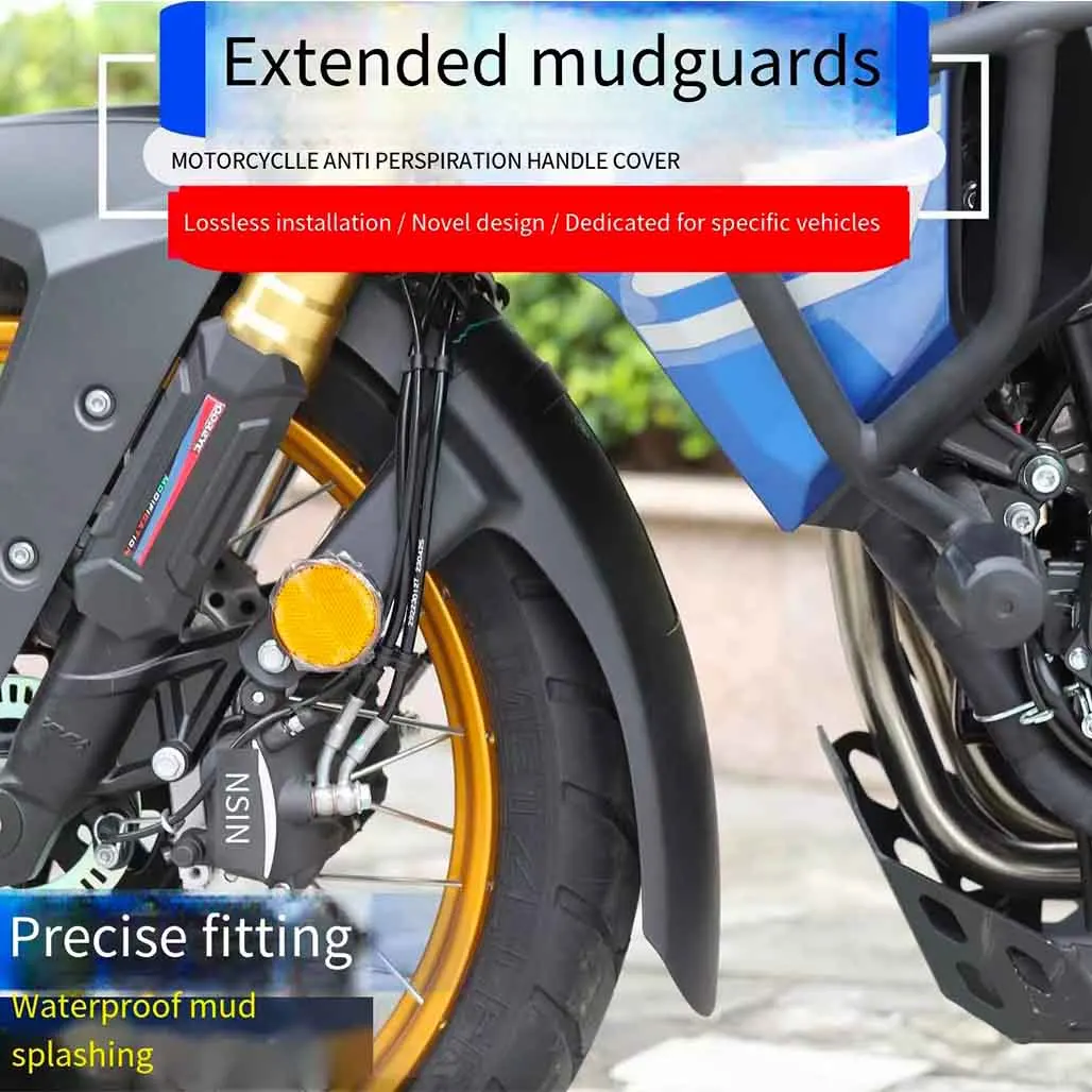 For VOGE DS625X 625DSX refitted front fender and extended rear fender tile and extended front mudboard.