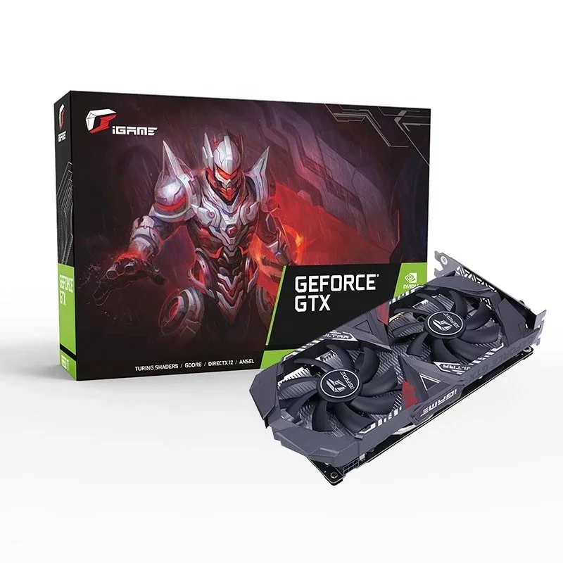 New Arrival Brand New  iGame GTX 1650  4G D6 Sealed Package For Gaming Desktop Gaming AMD RX 6600 XT