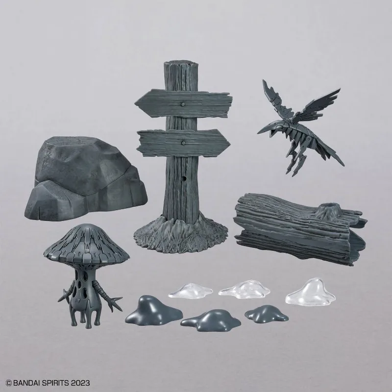 Bandai Originale 30MF 1/144 Modello Anime PERSONALIZZA STRUCTURE1 Action Figure Modello di Montaggio Giocattoli Da Collezione Regali per I Bambini