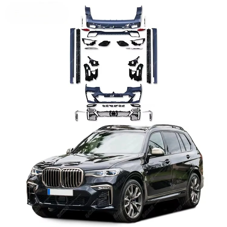 

X7 Series G07 2020 + обновленный комплект кузова M-Sport с боковой юбкой заднего бампера переднего бампера
