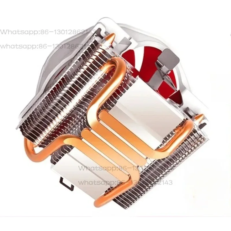 2026 NEW Seven Star Ladybug V6 Smart Edition Down Press 4 Copper Tube CPU Radiator AM5/4 Fan 1700/115X