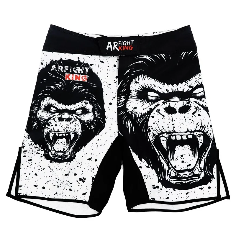 MMA White Ape Fight Sports Comprehensive Fighting Training Shorts Beach Fitness Jiu Shu Running Thai Boxing Sanda Shorts