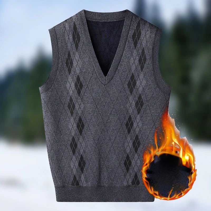 

Sweater Vest Men Spring V-neck Japanese Vintage Plaid Contrast College Knitted Fashion Loose All-match Sleeveless Clothing G55