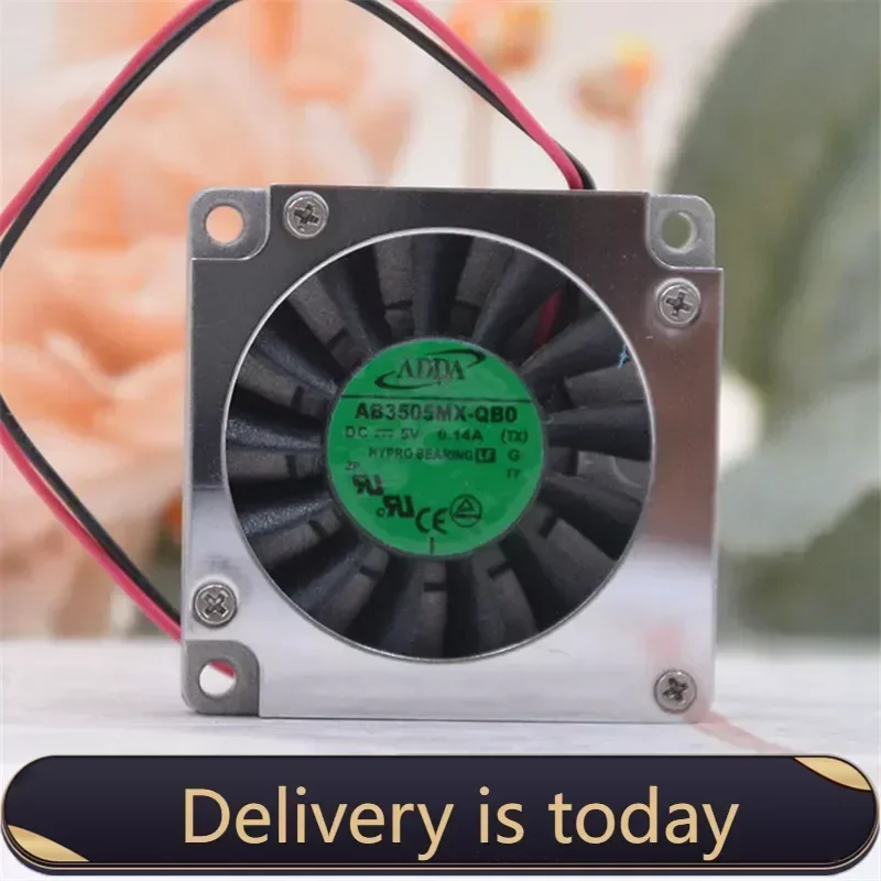 ADDA AB3505MX-QB0 3507 35MM Note book fan Laptop Blower Fan 35x35x7MM Fluid Bearing3.5cm Cooling fan DC 5V with Aluminum shell
