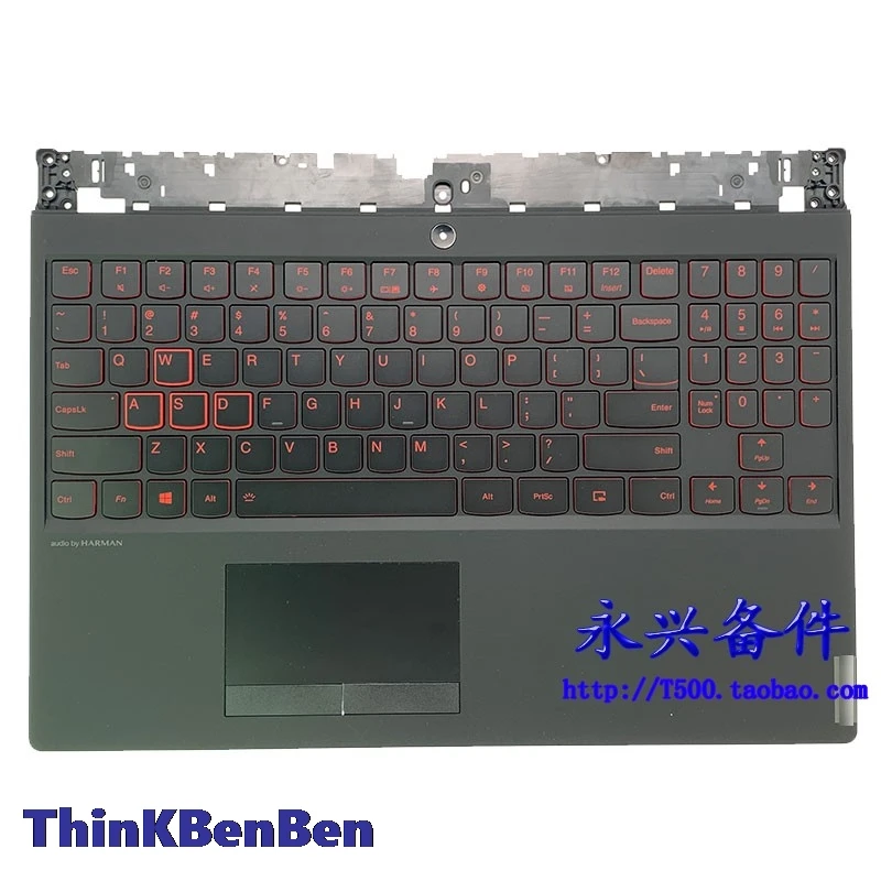 

US English Black Keyboard Upper Case Palmrest Shell Cover For Lenovo Legion Y540 15 15IRH Y7000 2019 PG0 5CB0U43780