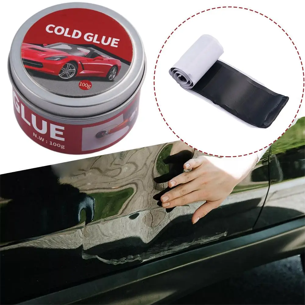 

100g/75g New Cold Adhesive Glue Repairs Dents For Quick Fixes Portable Car Dent Puller & Remover Cold Glue Dent Puller F6E2