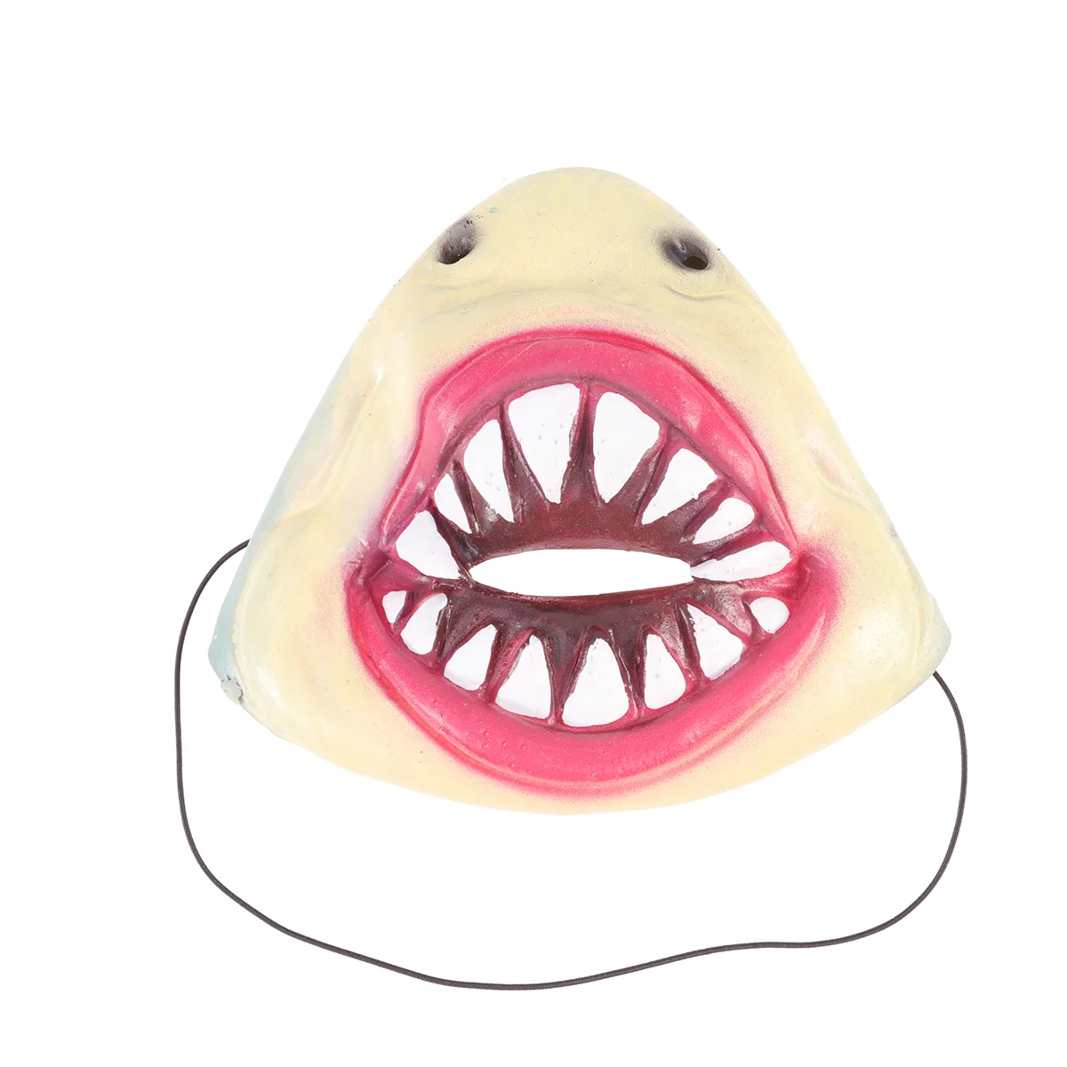 Frightening Shark Mouth Design Funny Half Face Halloween Cosplay Costume Prop Performance Party Accessory