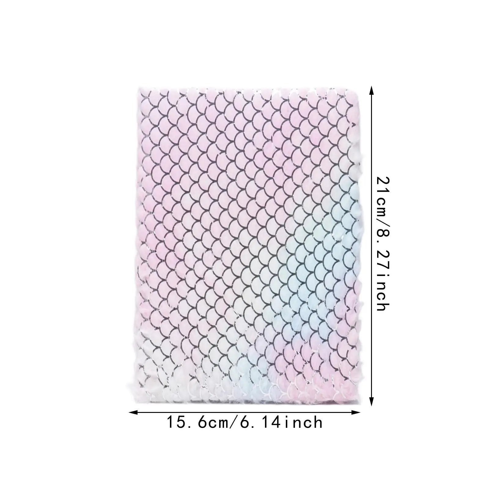 Plush Cover Notebook 80 Sheets Cute Fuzzy Journal Writing Daily Planner Diary Book Notepad for Home Office Supplies Kids School