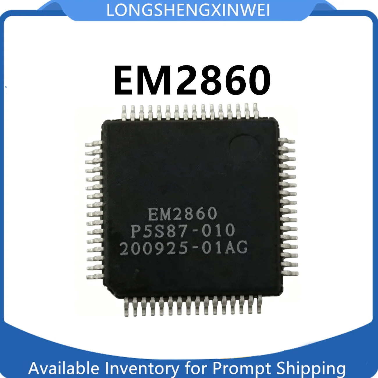 1PCS New Original EM2860 QFP64 Audio Decoder Chip in Stock