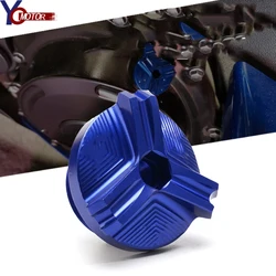 New For YAMAHA TENERE 700 Tenere700 XTZ700 2019-2021 2020 Motorcycle Engine Oil Filter Cup Plug Cover Screw Aluminum Accessories