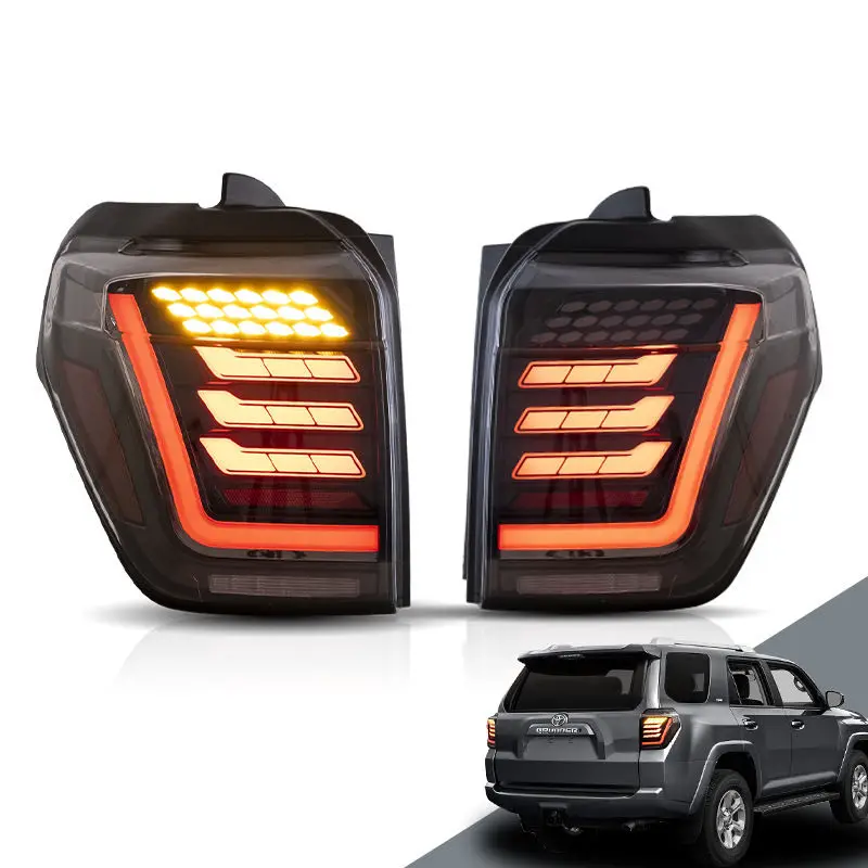 

Для Toyota 4RUNNER 2012-21 светодиодный задний фонарь в сборе, стример, указатель поворота, тормоз, задний ходовой фонарь для парковки, задний фонарь