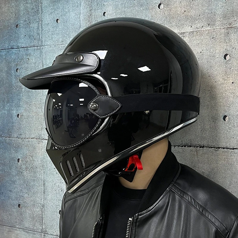 

Personality Full Face Helmet Motorcycle Accessories DOT ABS High Quality Shell Moto Motocross Racing Helmet for Unisex Riding