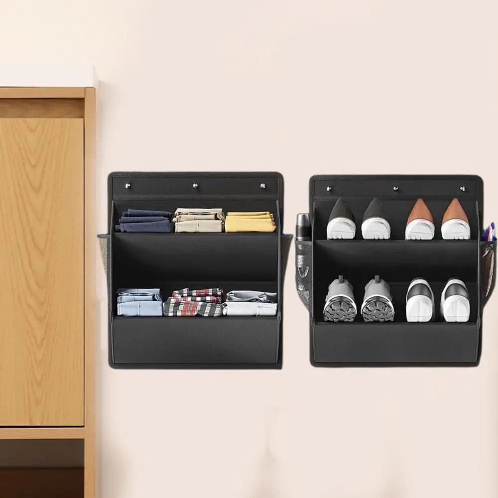 

Large Capacity Hanging Shoe Storage Bag Anti-Scratch with Large Deep Pockets Wall-Mounted Shoe Rack Saving Space Door Shoe Rack