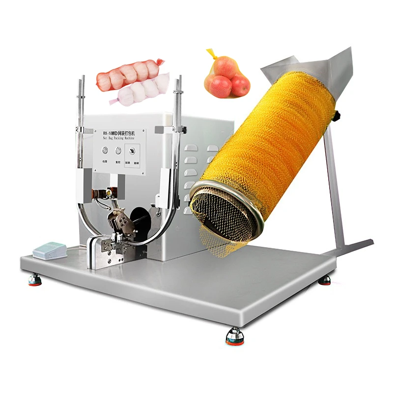 

Factory Price Nylon Mesh Onion Bag Net Sealer Packing Machine With High Efficiency