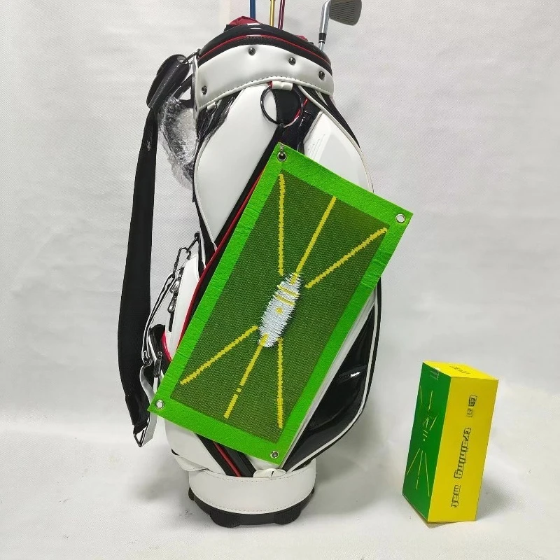 new golf swing track pad, golf swing practice pd, hit mark direction detection pad