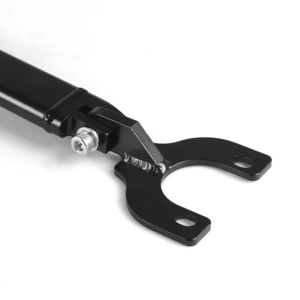 Rear Strut Bar Black for 92-00 Civic EG EK/93-97 Del Sol/94-01 Integra DC2 Black/Sliver LC101525
