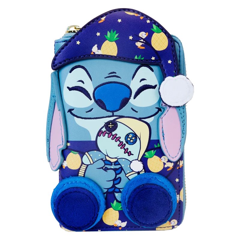 

New Disney Stitch Starcraft Baby Pajama Wallet Cartoon Leather Wallet Zero Wallet Children'S Card Bag Anime Peripheral Wallet