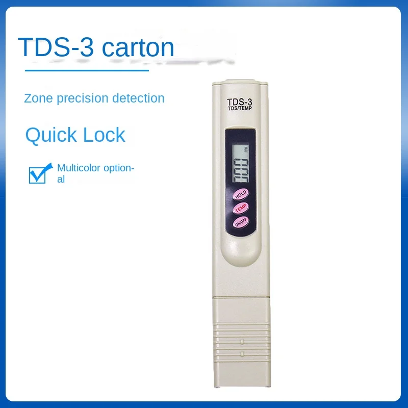 

Handheld TDS Digital Water Tester Water Test Pen Quality Analysis Meter Purity Check 0-9999 ppm Measurement