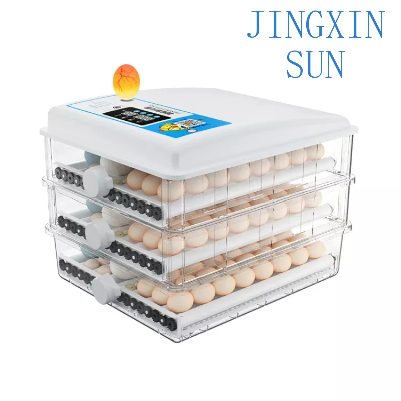 4 layers 256 egg capacity incubator for hatching chicks with drinker feeder accessories