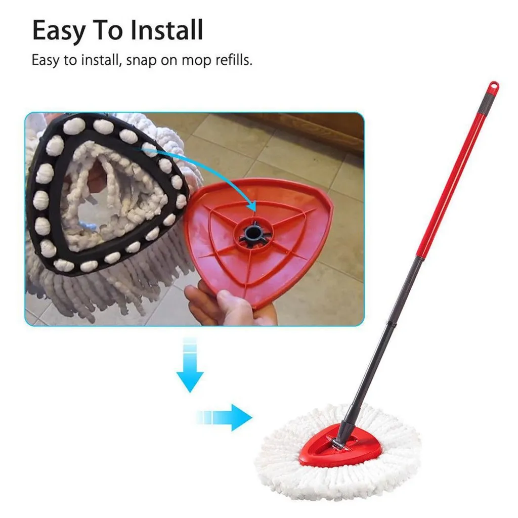 Replacement Heads Easy Cleaning Mopping Wring Spin Mop Refill Mop