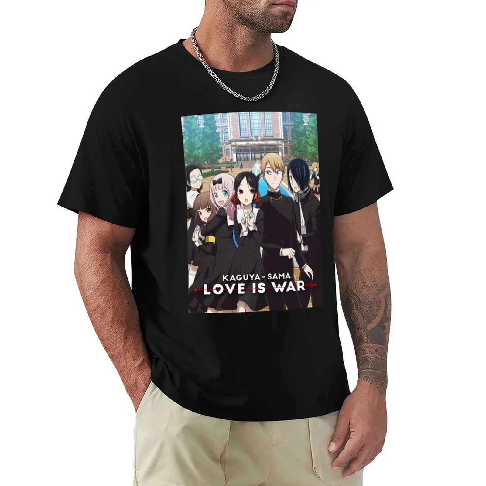 Kaguya Sama T-Shirt Casual Everyday Short Sleeve T-Shirt