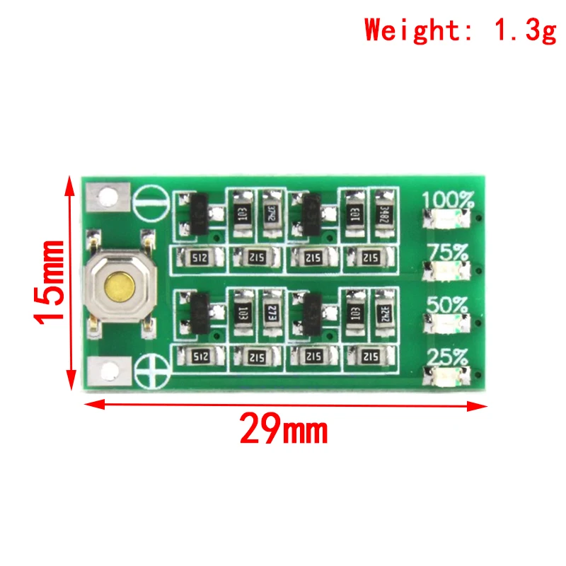 1/5/10PCS 3S 11.1V 12V 12.6V Lithium Battery Capacity Indicator Module Lipo Li-ion Power Level Display Board 3 Series 9-26V