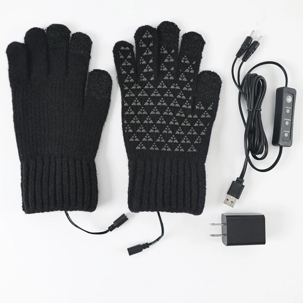 

Грелка для рук, зарядка, подогрев сокровищ, сенсорный экран, плюшевые теплые перчатки, дозирование, большой размер, контроль температуры, USB-нагревательные перчатки