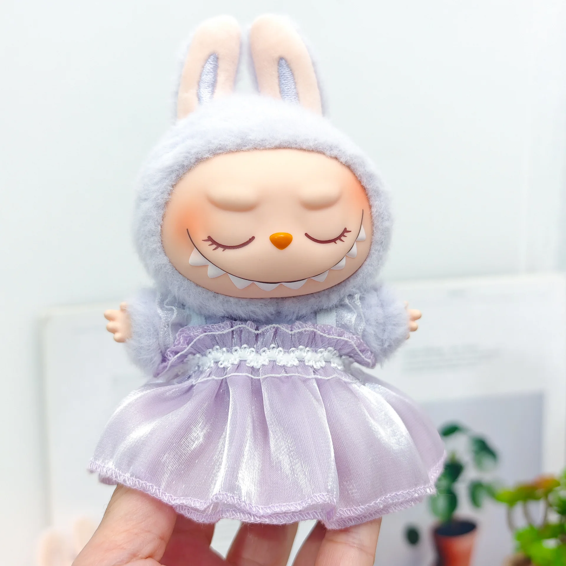 Ropa de muñeca Labubu, falda de malla bonita, ropa de 17cm, zapatos, accesorios DIY para muñecas, entrenamiento, juegos de fiesta, juguetes, regalos