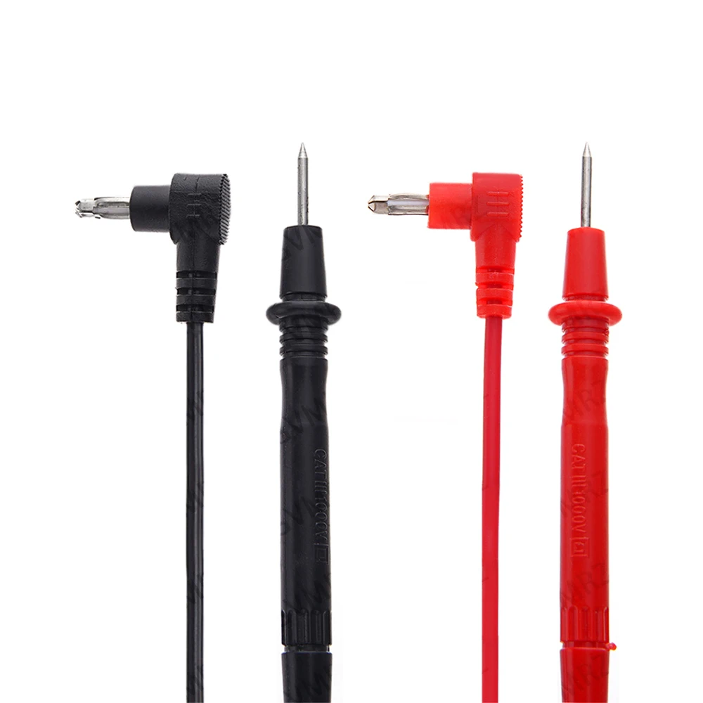 1 Pair 1000V 10/20A Ammeter Test Cord Useful Universal Multimeter Multi Meter Voltmeter Lead Probe Wire Pen Cable XL830L Digital