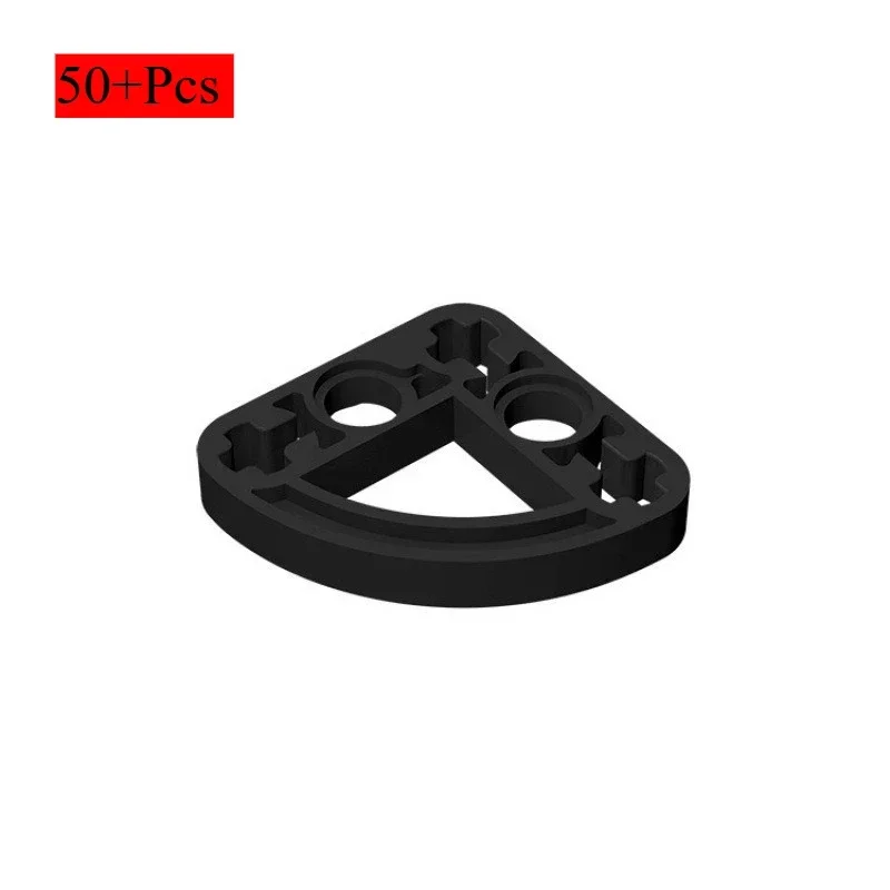 [50+ Pieces] 32249  MOC Tech Parts 3x3 Arc-Shaped Arm with Holes (Thin)