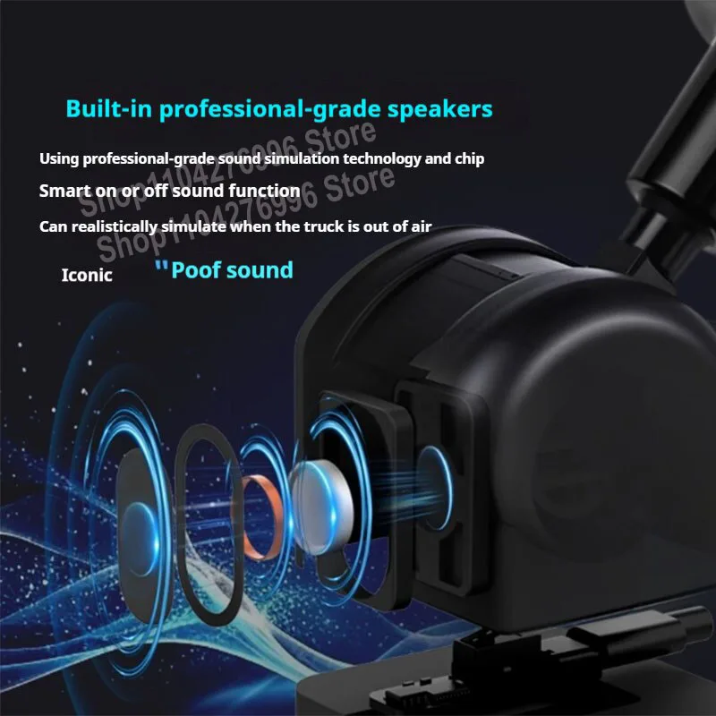 Simulated Racing Car Air Brake Truck Game Air Brake Sound Effect PC-USB For ETS2 European/American Truck Fo Logitech G27 G29 view 5