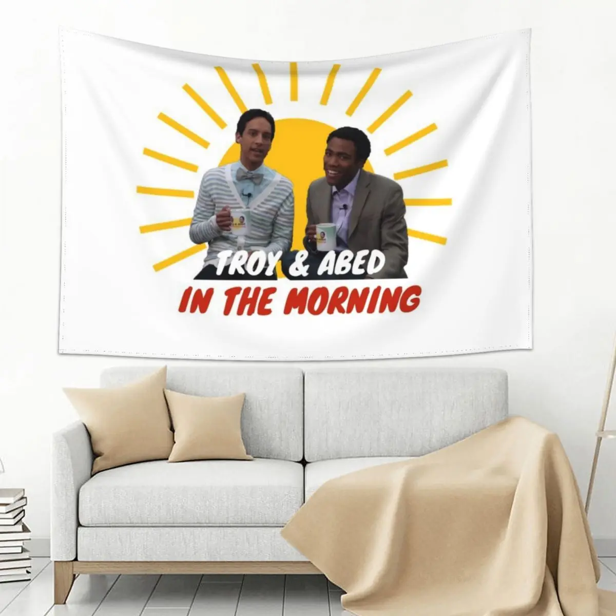 

Troy and Abed in The Morning Tapestry Home Decoration Accessories On The Wall Hanging Wall Wall Hangings Decoration Tapestry