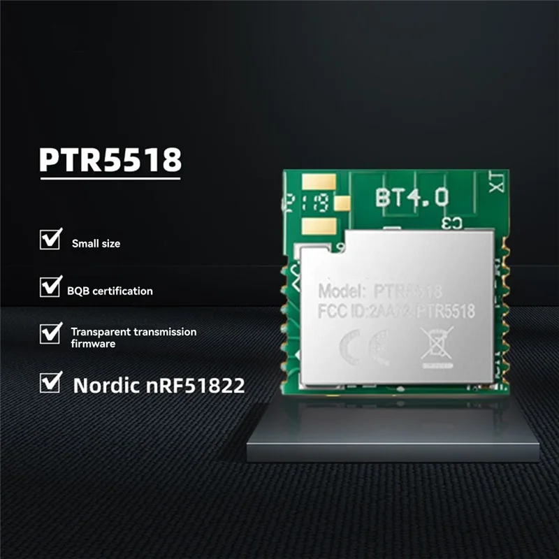 L52A-NRF51822 강력한 안정성을 가진 소형 2.4Ghz RF 송수신기 블루투스 모듈
